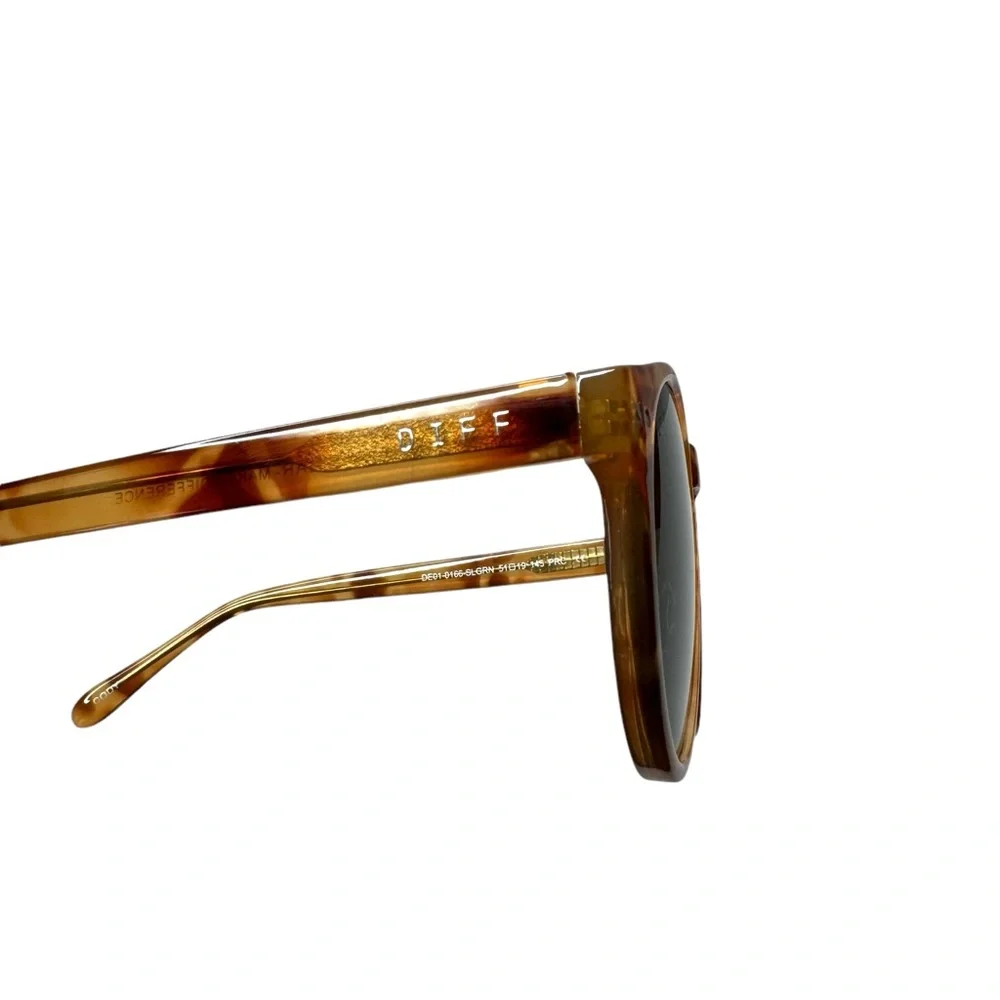 DIFF Eyewear | Solstice Tortoise Sunglasses Cody DE01-0166 SLGRN 51 19-145 PRC